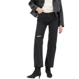 GAP 90s High Rise Loose Fit Jeans in Washwell